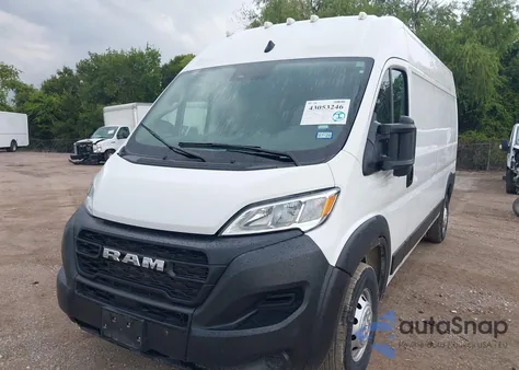 2023 Ram Promaster 2500 High Roof 159 Wb из США, поврежденный, VIN 3C6LRVDG9PE583913